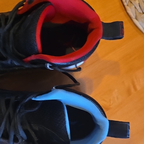 Black Sneakers with Red and Blue Accents - Picture 9 of 9